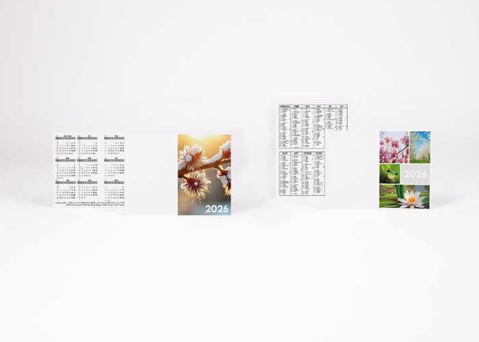 Calendrier de poche non-personnalisé