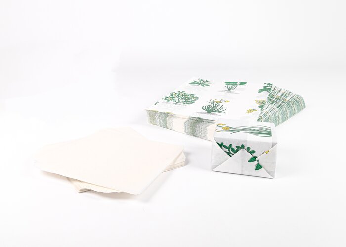Papier d'emballage en feuilles